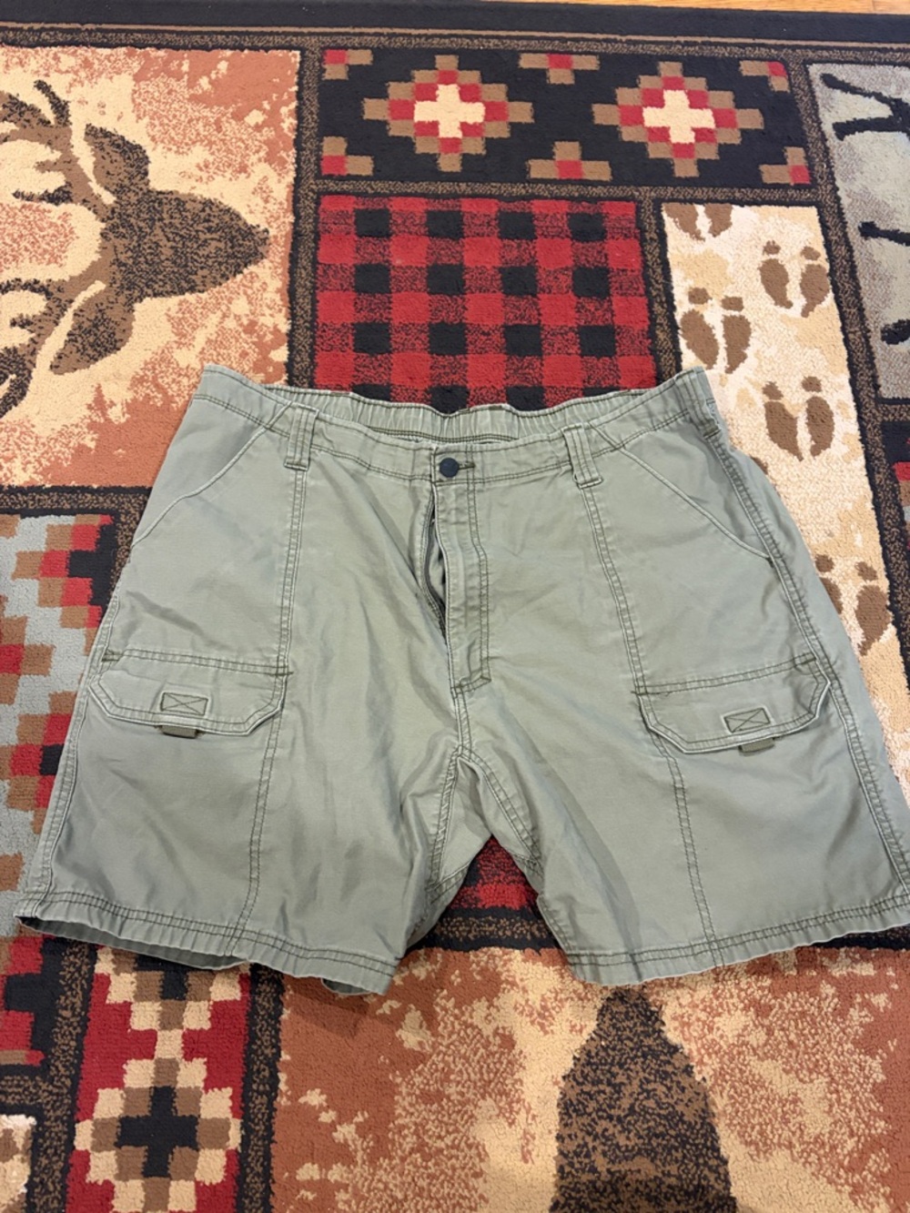 Men’s wrangler outdoor canvas shorts